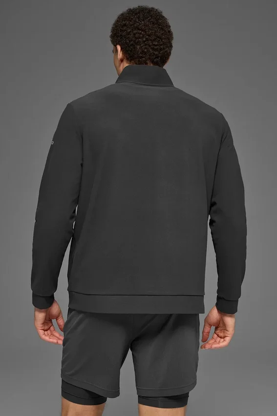 Pull Conquer Max à col montant et fermeture éclair intégrale - Anthracite