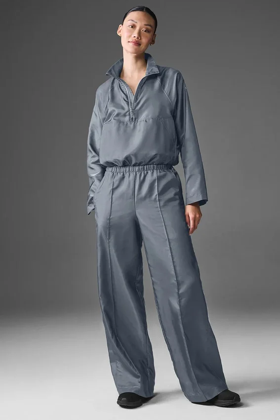 Pull court Afterglow – Gris acier