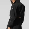 Pull court Alumni à fermeture éclair 1/4 - Noir