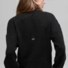 Pull court à col rond « New Class » en laine et cachemire — Noir