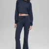 Pull court à col rond Sway - Bleu marine