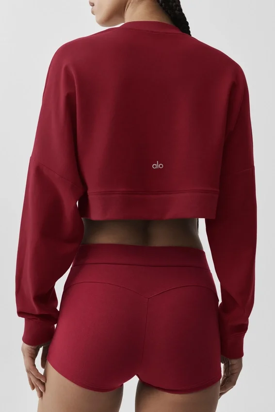 Pull court à col rond Sway - Rouge « Summer Romance »