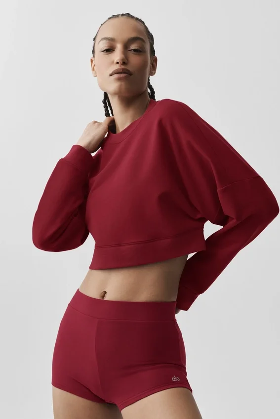 Pull court à col rond Sway - Rouge « Summer Romance »