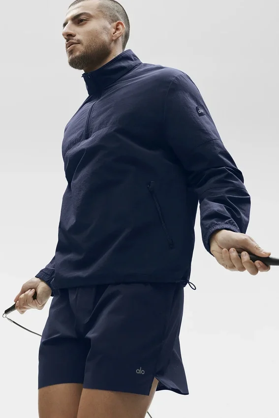 Pull de sport léger à emporter - Bleu marine