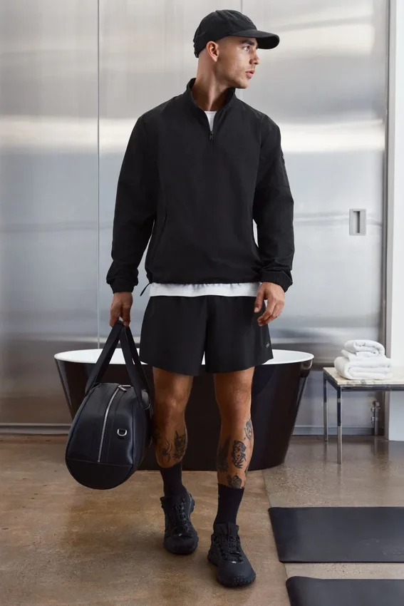 Pull de sport léger à emporter - Noir