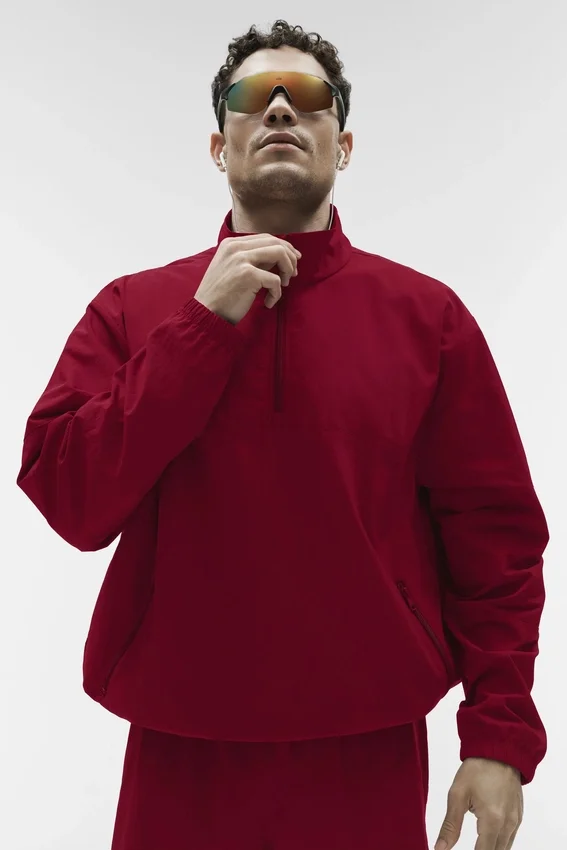 Pull de sport Takeaway léger - Grenat