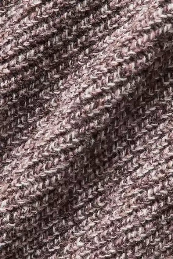 Pull à manches courtes chiné – Chiné champignon