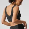 Pull en maille marbrée - Noir marbré