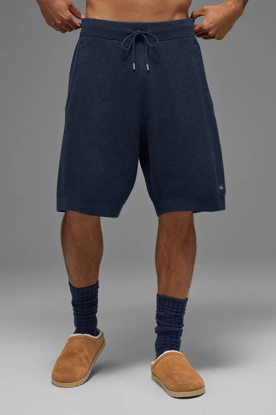 Pull en maille « Sports Club » 7" - Bleu marine