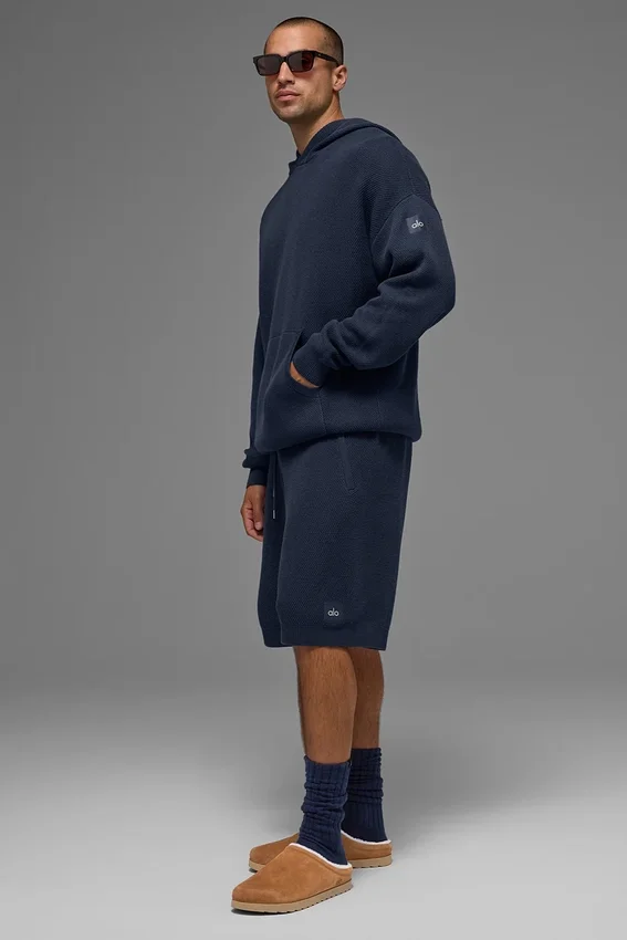 Pull en maille « Sports Club » 7" - Bleu marine