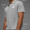 Pull en maille Sports Club – Gris chiné athlétique