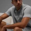 Pull en maille Sports Club – Gris chiné athlétique