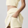 Pull en maille « Tennis Club » - Avoine/Blanc