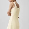 Pull en maille « Tennis Club » - Avoine/Blanc