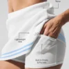 Pull en maille « Tennis Club » - Blanc/Bleu coquillage