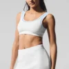 Pull en maille « Tennis Club » - Blanc/Bleu coquillage