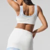 Pull en maille « Tennis Club » - Blanc/Bleu coquillage