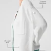 Pull en maille « Tennis Club » - Blanc/Vert sapin