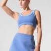 Pull en maille « Tennis Club » - Bleu cristal/Blanc