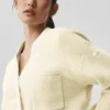 Pull en maille « Tennis Club » - Couleur avoine/blanc