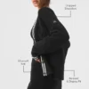 Pull en maille « Tennis Club » - Noir/Ivoire