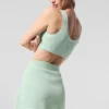 Pull en maille « Tennis Club » - Vert menthe / Blanc
