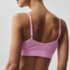 Pull en pointelle « Be Mine » - Rose bonbon