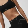 Pull en pointelle « Be Mine » Short court – Noir