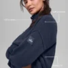 Pull à fermeture éclair 1/4 « Wool Cashmere New Class » - Bleu marine
