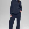 Pull à fermeture éclair 1/4 « Wool Cashmere New Class » - Bleu marine