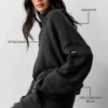Pull à fermeture éclair 1/4 « Wool Cashmere New Class » - Noir