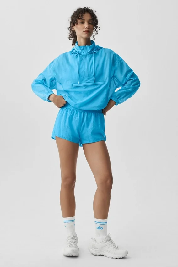 Short taille moyenne « Go Time » - Bleu azur