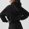 Pull Go Time à fermeture éclair 1/4 - Noir