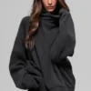 Pull Hazy en polaire – Noir