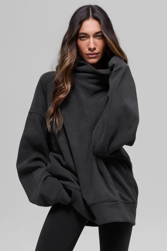 Pull Hazy en polaire – Noir