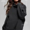 Pull Hazy en polaire – Noir