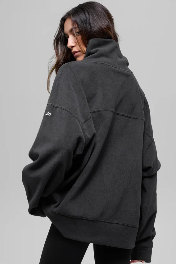 Pull Hazy en polaire – Noir