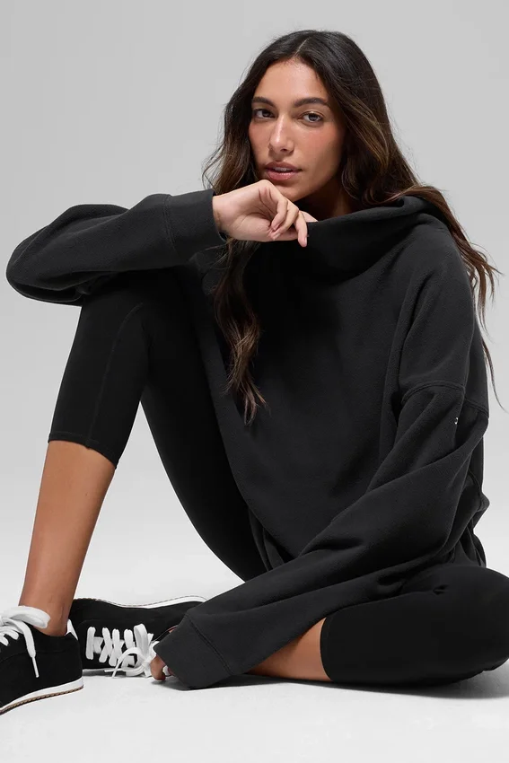Pull Hazy en polaire – Noir