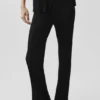 Pull High-Waist Straight Leg Pant – Noir