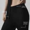 Pull High-Waist Straight Leg Pant – Noir