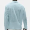 Pull à manches longues en jersey de lin « Coastal » - Bleu bord de mer