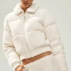 Pull matelassé Northstar en cachemire - Ivoire