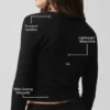 Pull-over à manches longues Sweater Knit Unwind - Noir