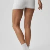 Pull sexy « Be Mine » en maille pointelle – Blanc semi-transparent