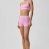 Pull en pointelle « Be Mine » - Rose bonbon