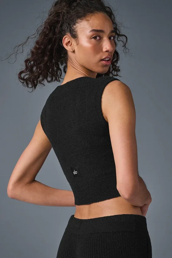 Pull Snuggle à manches courtes - Noir
