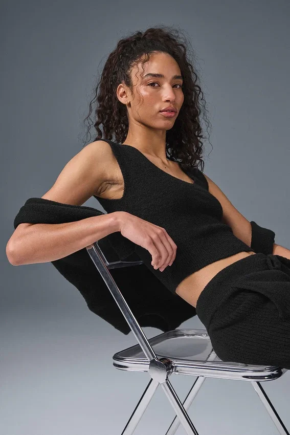 Pull Snuggle à manches courtes - Noir
