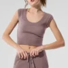 Pull Snuggle Up à manches courtes - Champignon
