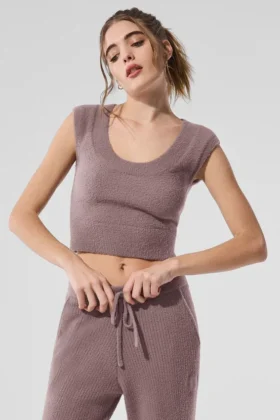 Pull Snuggle Up à manches courtes - Champignon