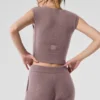Pull Snuggle Up à manches courtes - Champignon